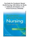 Test Bank For Psychiatric Mental Health Nursing&comma; 10th Edition by Sheila L&period; Videbeck&vert; All Chapters 1-24&vert; 9781975239152&vert; UPDATED