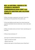 BIOL 235 MIDTERM 1 VERSION B TIPS ATHABASCA UNIVERSITY COMPREHENSIVE EXAM SCRIPT 2026 COMPLETE QUESTIONS AND SOLUTIONS GRADED A&plus;