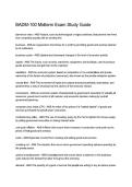 BADM-100 Midterm Exam Study Guide Business Fundamentals Questions & Answers 2025&sol;2026