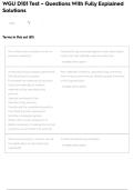 WGU D101 Test &ndash; Questions With Fully Explained Solutions