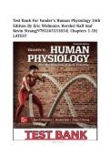 Test Bank For Vander&rsquo;s Human Physiology 16th Edition By Eric Widmaier&comma; Hershel Raff and Kevin Strang&vert;9781265131814&vert; Chapters 1-18&vert; LATEST