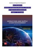 Solution Manual For Operations and Supply Chain Management&comma; 17th Edition by &lpar;F&period; Robert Jacobs&comma; 2025&sol;2026&comma; Chapters 1 - 22&comma; Complete Verified Newest Version