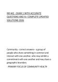 NR 442 - EXAM 1 WITH ACCURATE QUESTIONS AND A&plus; COMPLETE UPDATED SOLUTIONS 2026