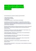 MANA 3320 EXAM 3 REVIEW QUESTIONS WITH CORRECT ANSWERS