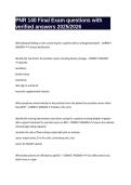 PNR 140 Final Exam questions with verified answers 2025&sol;2026