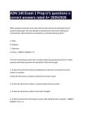 ADN 140 Exam 1 Prep-U's questions n correct answers rated A&plus; 2025&sol;2026