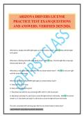 ARIZONA DRIVERS LICENSE PRACTICE TEST EXAM QUESTIONS AND ANSWERS&period; VERIFIED 2025&sol;2026&period;