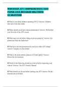 WISCONSIN ATV COMPREHENSIVE TEST PAPER 2026 DETAILED SOLUTIONS GUARANTEED