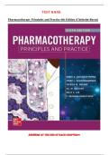 Test Bank for Pharmacotherapy&colon; Principles and Practice&comma; 6th Edition &lpar;Chisholm-Burns&rpar; &ndash; Comprehensive and Fully Covered Content&period;