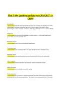 68W Module 3 &ndash; Questions and Answers 2026&ndash;2027 &vert; Army Combat Medic intermediate training study guide for an A&plus; grade