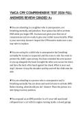 YMCA CPR COMPREHENSIVE TEST 2026 FULL ANSWERS REVIEW GRADED A&plus;