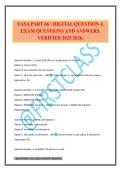 EASA PART 66 &colon; DIGITAL QUESTION 4&period; EXAM QUESTIONS AND ANSWERS&period; VERIFIED 2025&sol;2026&period;