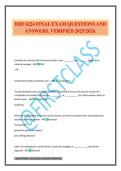 EDF 6224 FINAL EXAM QUESTIONS AND ANSWERS&period; VERIFIED 2025&sol;2026&period;