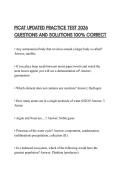 PICAT UPDATED PRACTICE TEST 2026 QUESTIONS AND SOLUTIONS 100&percnt; CORRECT