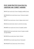 PICAT ASVAB PRACTICE EXAM 2026 FULL QUESTIONS AND CORRECT ANSWERS