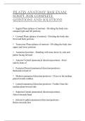 PILATES ANATOMYBASI EXAMSCRIPT 2026 COMPLETEQUESTIONS ANDSOLUTIONS