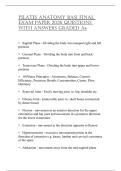 PILATES ANATOMYBASI FINALEXAMPAPER 2026 QUESTIONSWITH ANSWERS GRADEDA&plus;
