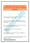 HODA DIBA ISDS 351 FINAL EXAM QUESTIONS AND ANSWERS&period; VERIFIED 2025&sol;2026&period;