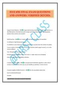 ISYE 6501 FINAL EXAM QUESTIONS AND ANSWERS&period; VERIFIED 2025&sol;2026&period;