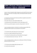 NURS 175 Exam 3 Practice Questions & answers rated A&plus; 2025-2026
