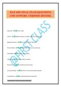 ISYE 6501 FINAL EXAM QUESTIONS AND ANSWERS&period; VERIFIED 2025&sol;2026&period;