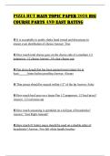 PIZZA HUT MAIN TOPIC PAPER 2026 BIG COURSE PARTS AND EASY RATING