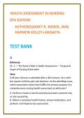 Health Assessment Nursing Test Bank 2026 &vert; Weber & Kelley-Landaeta &vert; Physical Assessment MCQs &vert; Nursing Test Bank