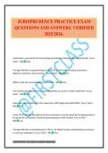 JURISPRUDENCE PRACTICE EXAM QUESTIONS AND ANSWERS&period; VERIFIED 2025&sol;2026&period;
