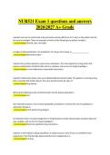 NUR521 &ndash; Exam 1 Questions and Answers 2026&ndash;2027 &vert; Comprehensive graduate nursing study guide for an A&plus; grade