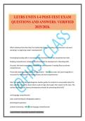 LETRS UNITS 1-4 POST-TEST EXAM QUESTIONS AND ANSWERS&period; VERIFIED 2025&sol;2026&period;