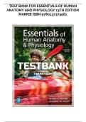 ESSENTIALS OF HUMAN ANATOMY AND PHYSIOLOGY THIRTEENTH EDITION