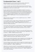 Fundamentals Exam 1 &ndash; Set 2 Questions & Answers Study Guide 2025&sol;2026