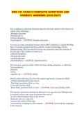 EMS 131 EXAM 5 COMPLETE QUESTIONS AND CORRECT ANSWERS &lpar;2026-2027&rpar;