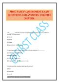 MSSC SAFETY ASSESSMENT EXAM QUESTIONS AND ANSWERS&period; VERIFIED 2025&sol;2026&period;