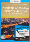 CENGAGE Essentials of Modern Business Statistics with Microsoft by David R Anderson&comma; Dennis J Sweeney&comma; Thomas A Williams&comma; Jeffrey D Camm&comma; James J Cochran&comma; Michael J Fry&comma; Jeffrey W Ohlmann