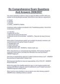 Rn Comprehensive Exam Questions  And Answers 2026&sol;2027
