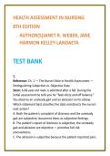 Health Assessment Nursing Test Bank 2026 &vert; Weber & Kelley-Landaeta &vert; Physical Assessment MCQs &vert; Nursing Test Bank