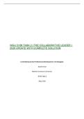 WGU D188 TASK 2 &vert; THE COLLABORATIVE LEADER &vert; 2026 UPDATE WITH COMPLETE SOLUTION