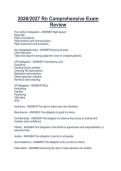 Package deal for  Rn Comprehensive  &lpar;Latest Version&rpar; Rn Comprehensive Exam Practice Questions And Answers 2026&sol;2027
