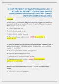RN HESI Pharmacology Exit Exam NGN V1&ndash;V3 &vert; Verified Questions & Answers
