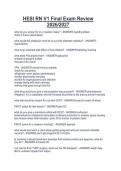 HESI RN V1 Final Exam Review  2026&sol;2027