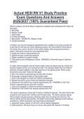 Package deal for HESI RN V1  Latest Version HESI RN V1 Exam Practice Questions And Correct Answers 2026&sol;2027