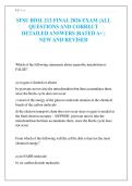 SFSU BIOL 212 FINAL 2026 EXAM &vert;ALL QUESTIONS AND CORRECT DETAILED ANSWERS &vert;RATED A&plus; &vert; NEW AND REVISED