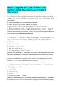 Ricci Chapter 16 - Test Bank - 4th Edition Test Questions Answered Correctly&period;