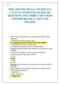 IMSA TRAFFIC SIGNAL TECHNICIAN 2 ACTUAL NEWEST EXAM 2026 &vert; 150 QUESTIONS AND CORRECT DETAILED ANSWERS &vert;RATED A&plus; &vert;NEW AND REVISED