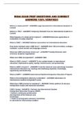 RISIA EXAM PREP QUESTIONS AND CORRECT ANSWERS 100&percnt; VERIFIED&excl;&excl;