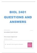 BIOL 2401 Lab Exam 1 &lpar;Ebbole&rpar; Having 72 complete questions and answers correctly answered