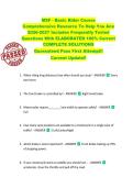MSF - Basic Rider Course   Comprehensive Resource To Help You Ace  2026-2027 Includes Frequently Tested  Questions With ELABORATED 100&percnt; Correct  COMPLETE SOLUTIONS  Guaranteed Pass First Attempt&excl;&excl;  Current Update&excl;&excl; 