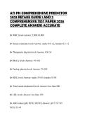 ATI PN COMPREHENSIVE PREDICTOR 2023 RETAKE GUIDE 1 AND 2 COMPREHENSIVE TEST PAPER 2026 COMPLETE ANSWERS ACCURATE