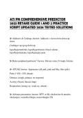 ATI PN COMPREHENSIVE PREDICTOR 2023 RETAKE GUIDE 1 AND 2 PRACTICE SCRIPT UPDATED 2026 TESTED SOLUTIONS